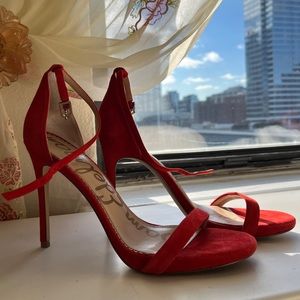 Cherry Red Sam Edelman Strappy Heel